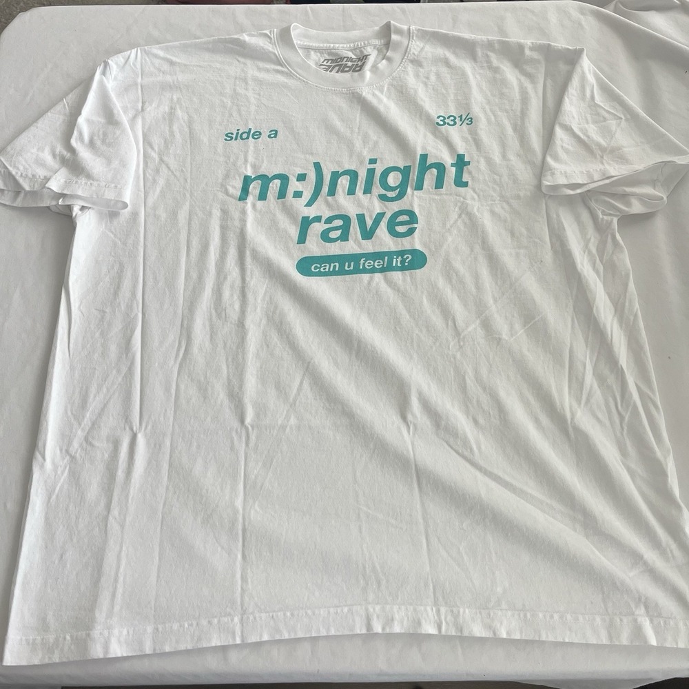 ASAP ROCKY AWGE MIDNIGHT RAVE Rap Band T-shirt Adult XL